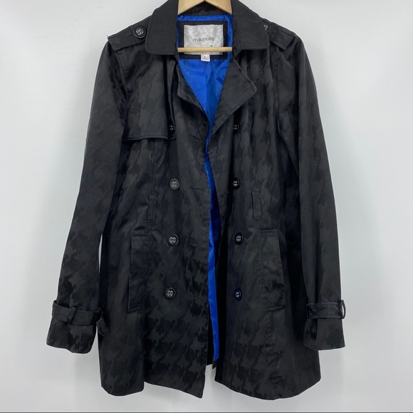 Maurices Jackets & Blazers - Maurice’s Black Lightweight Lined Raincoat Large